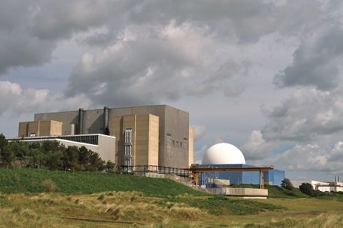 Sizewell nuclear fission reactor image